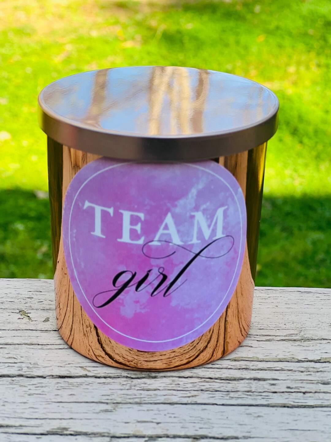Team Girl Candle Baby Shower Candle Baby Shower Gift Baby Shower Decor