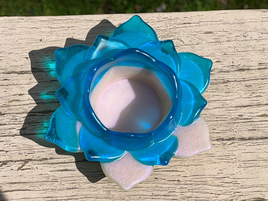 Lotus Flower Tea Light Holder Tea Light Holder Lotus Etsy