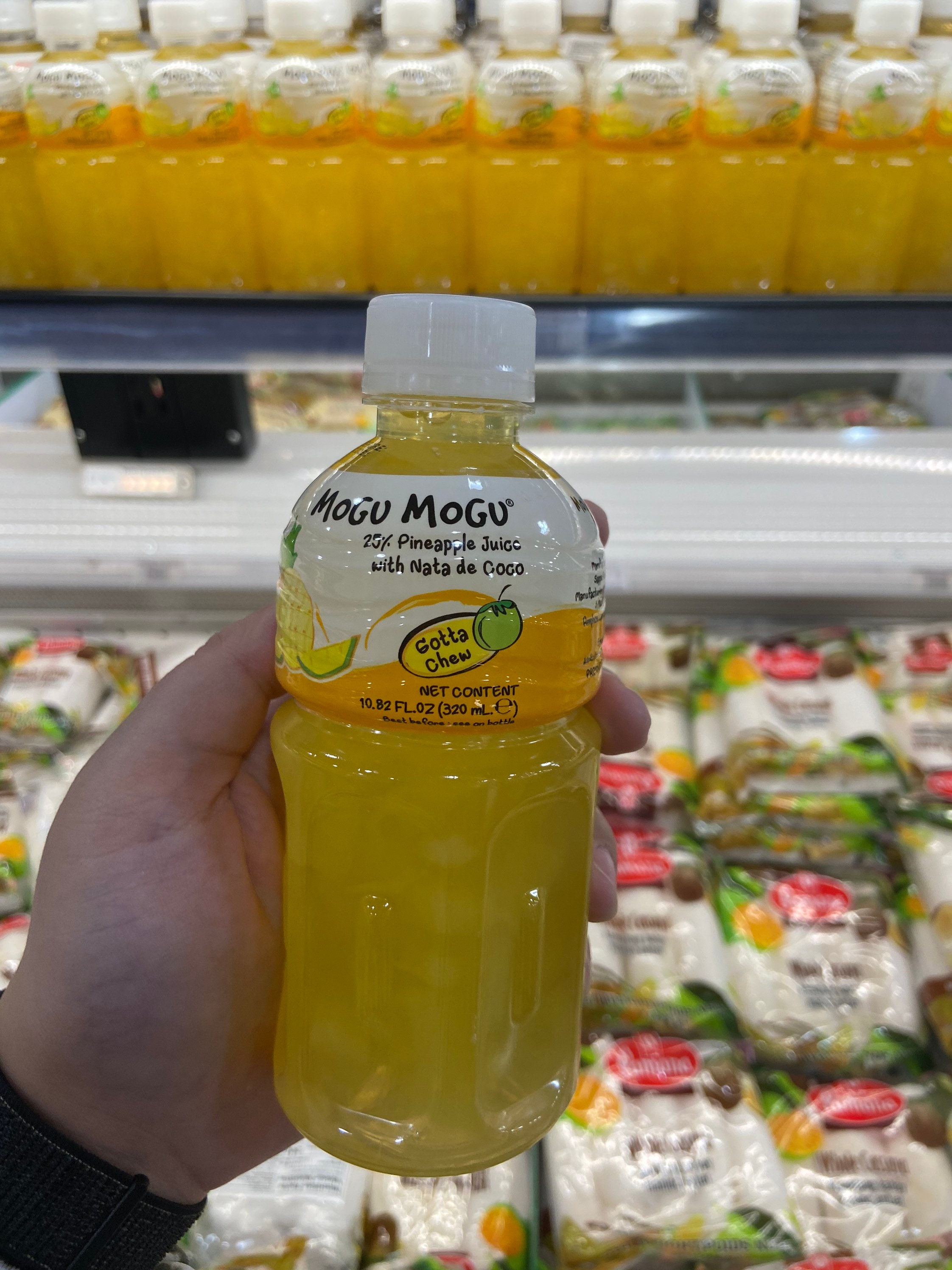 Small Mogu Mogu Asian Fruity Drink Filled with Coconut Jelly Etsy