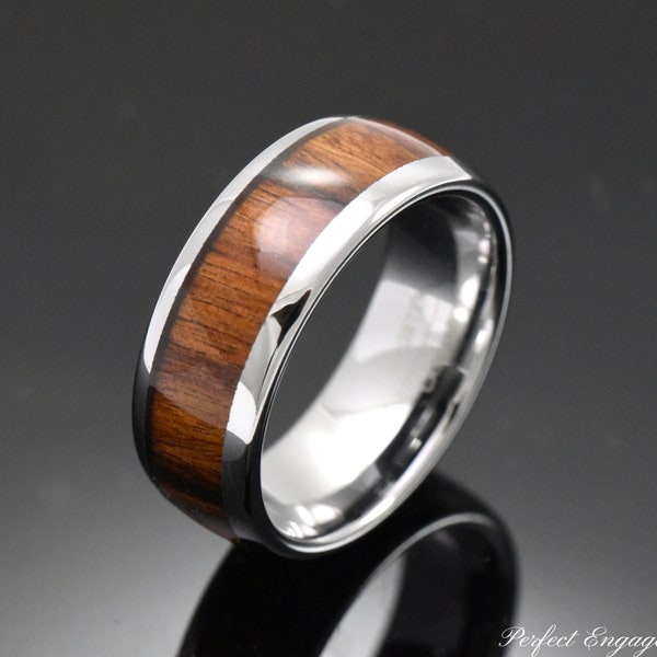 Mens Wood Ring Etsy