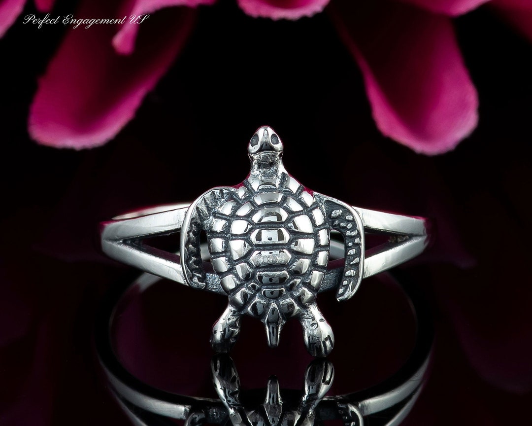 Ring Tortoise Design Silver – PM Sons | Online Jewellery Store