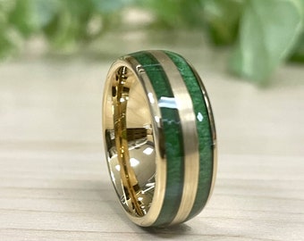 Details about   Jade Green Dyed Birch Wood Ring ~ Bentwood Ring ~ Handmade To Order ~ Unisex 