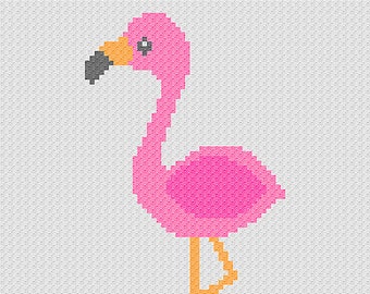 Flamingo Mini C2C Graphgan Pattern - Instant Download