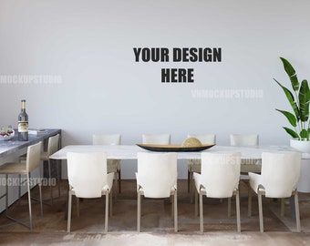 Download Dining Table Mockup Etsy