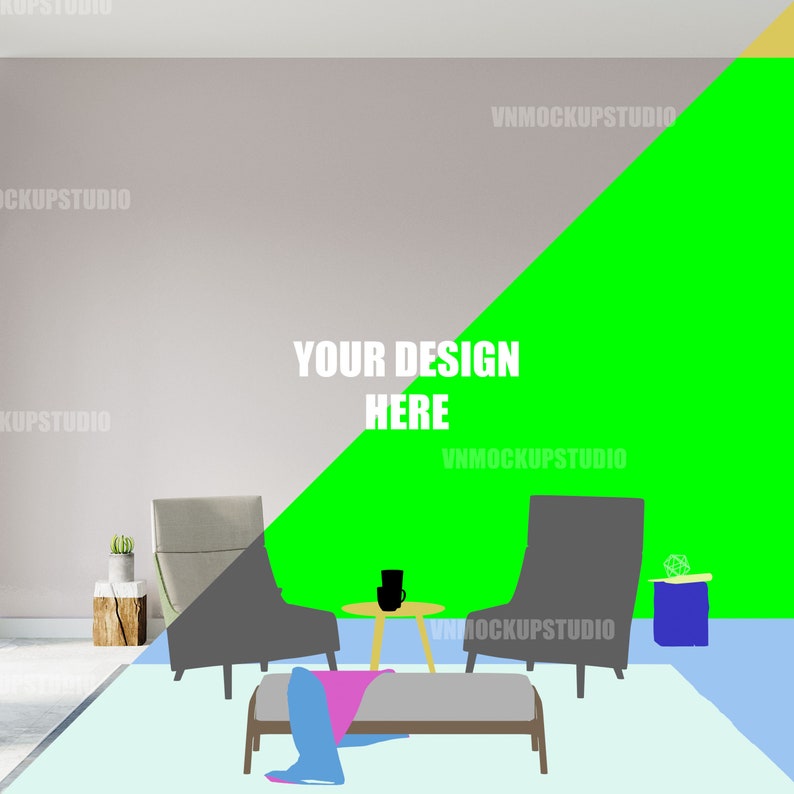 Digital Download Interior Mockup Livingroom Mockup Wall Mockup Empty Wall Mockup Frame Mockup