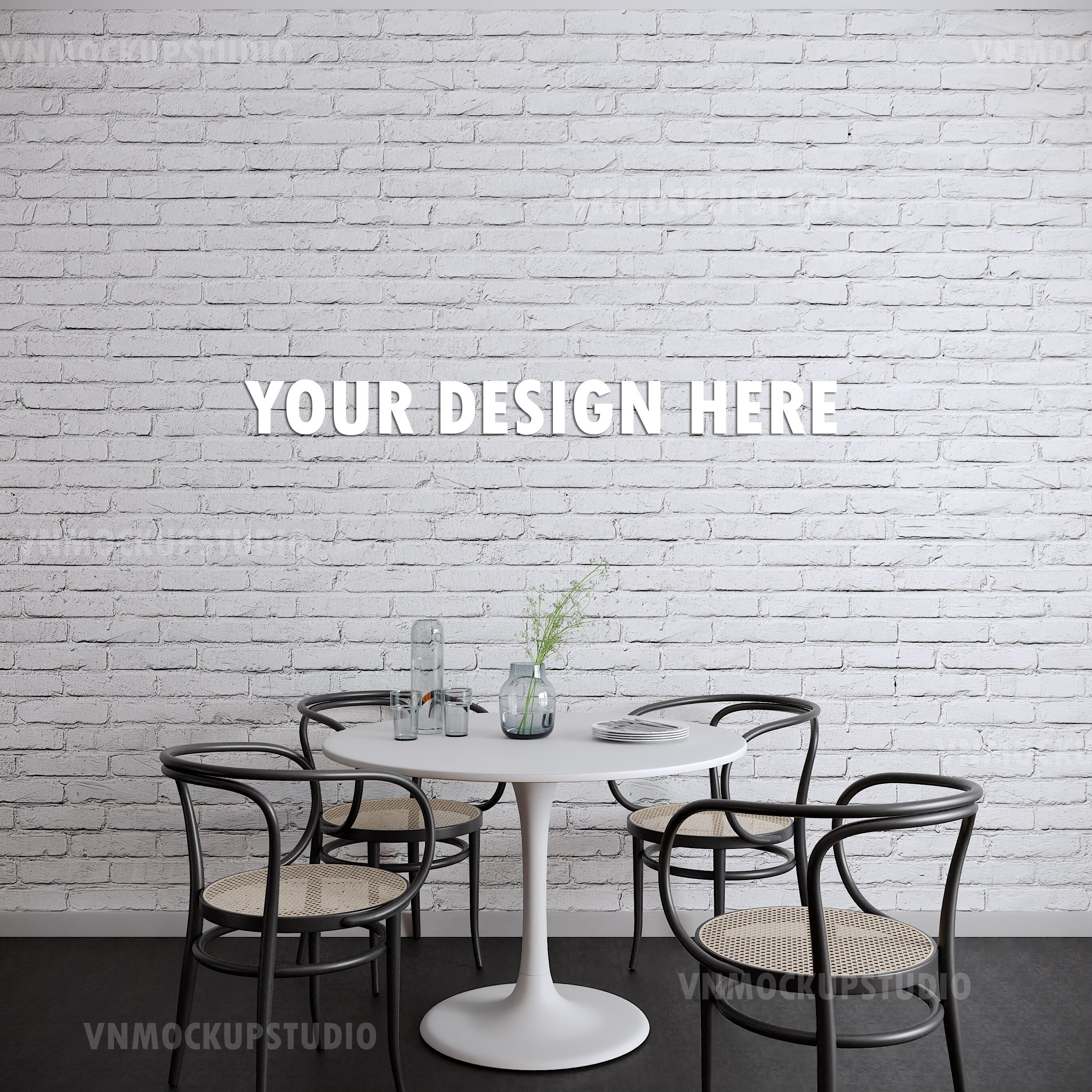 Download Dining Room Mockup Dinner Table Mockup Diningroom Mockup | Etsy