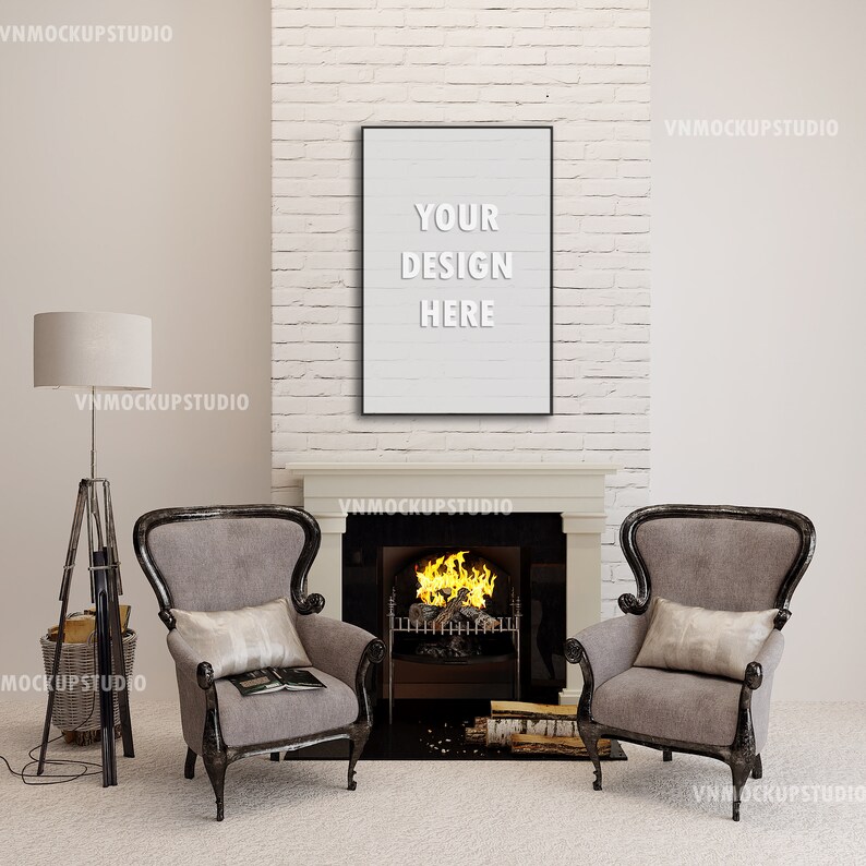 Digital Art Mockup Empty Wall Mockup Interior Mockup Download Wall Art Mockup JPG Interior Mockup Wall Mockup