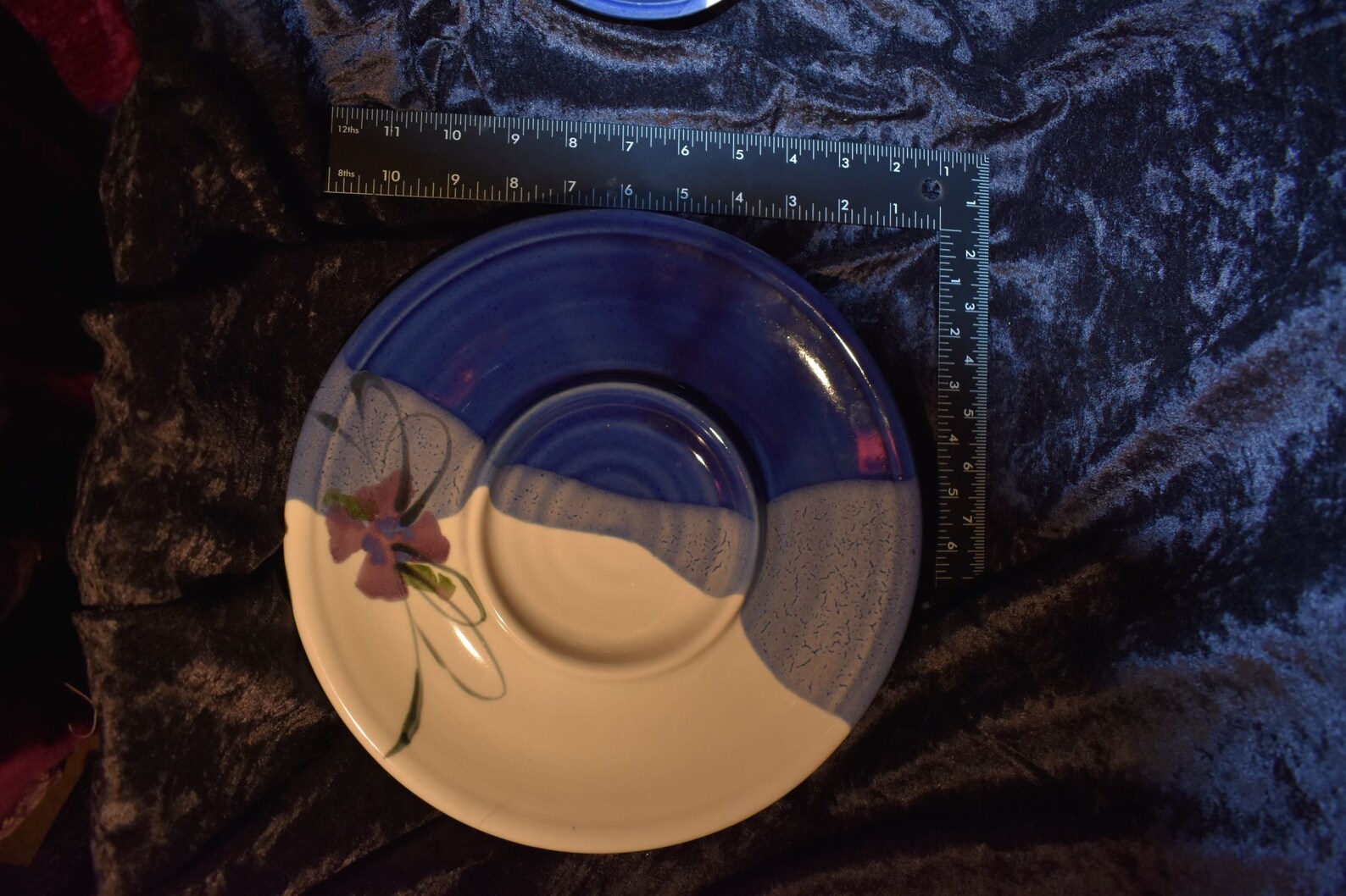 Studio pottery chip/dip plate and bowl set Etsy