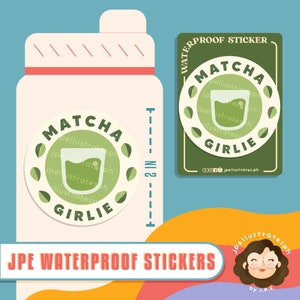 Tea Vinyl Sticker | Waterproof Sticker | Laptop & Tumbler Sticker | Matcha Girlie, Chai Supremacy, Tea Latte, Green Tea, Masala Tea Gift