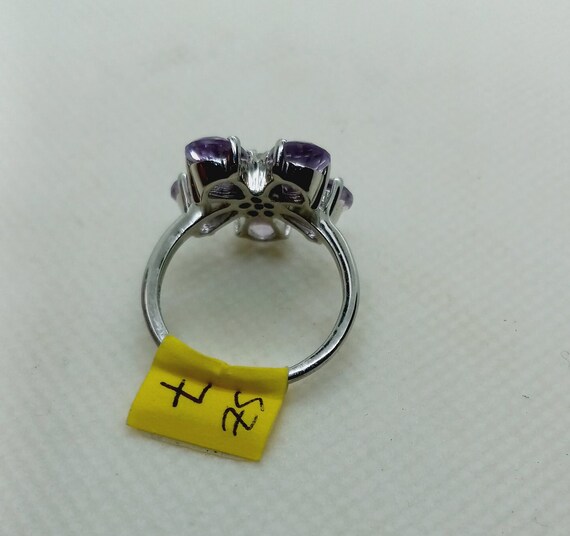 Genuine Amethyst and Spinel Ring Size 7, All Pron… - image 8