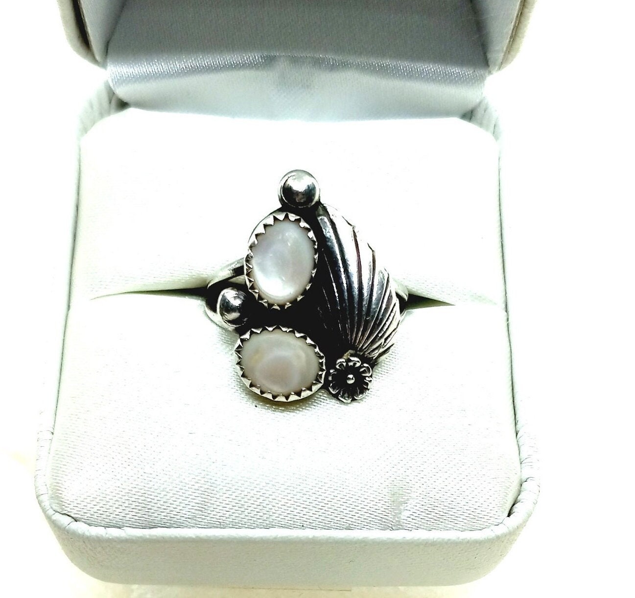 Vintage Sterling Silver Native American Navajo Mother of
