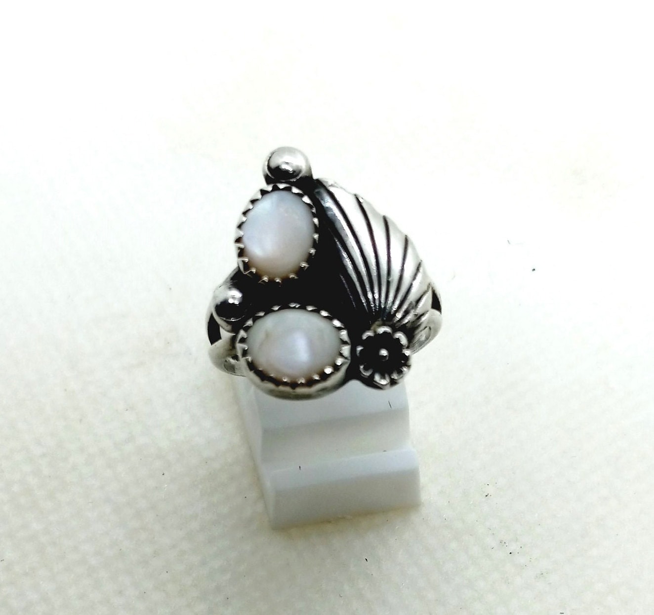 Vintage Sterling Silver Native American Navajo Mother of