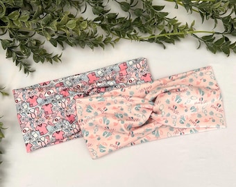 NURSE L&D Twist Headbands | Mother Baby, Obstetrics, Labor Delivery Nurse | Wide Soft, Stretchy, Nonslip, Workout Head Band | Hairband