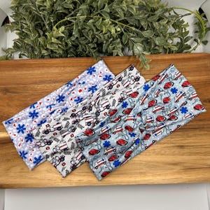 EMT Collection Twist Headband | EMS, EMT, Paramedic Boho Headband | Wide, Soft, Stretchy, Nonslip, Workout Headband | Headwrap | Hairband