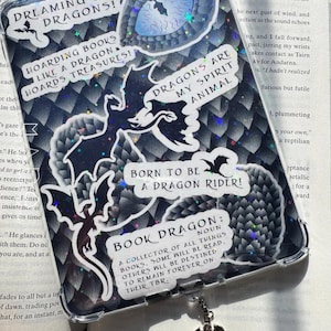 Dreaming of Dragons E-Reader Kit: Insert, Stickers, Charm