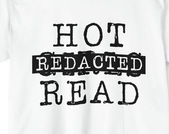 Hot Redacted Read Crop Top | Funny Reader Crop Tee | Book Lover Crop Top | Reader Merch | Bookish Apparel | Reading Shirt | Spicy Reader