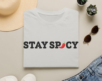 Stay Spicy Shirt | Book Lover Shirt | Reader Merch | Book Dragon's Library Shirt | Bookish Apparel | Reader Gift