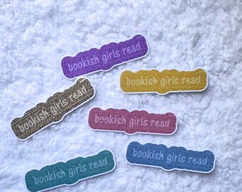 Bookish Girls Read Hidden Message Sticker | Positive Reader Affirmation Sticker | Kindle Sticker | Book Lover Sticker | Cute Reader Gift