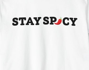 Stay Spicy Crop Top | Book Lover Crop Tee | Reader Merch | Book Dragon's Library | Bookish Crop Shirt | Reading Apparel | Reader Gift
