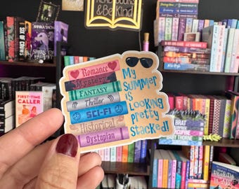 My Summer is looking Pretty Stacked sticker