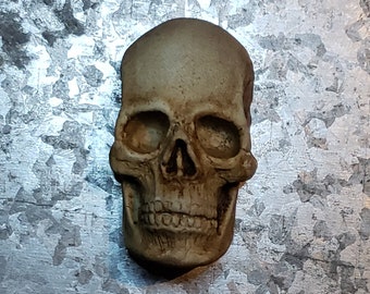 Human skull magnet "Catacomb style"