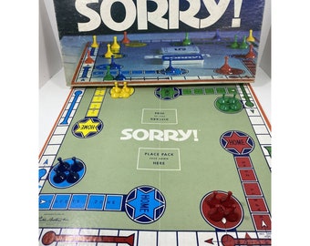 Vintage Sorry Game Etsy Vintage Sorry Game Etsy