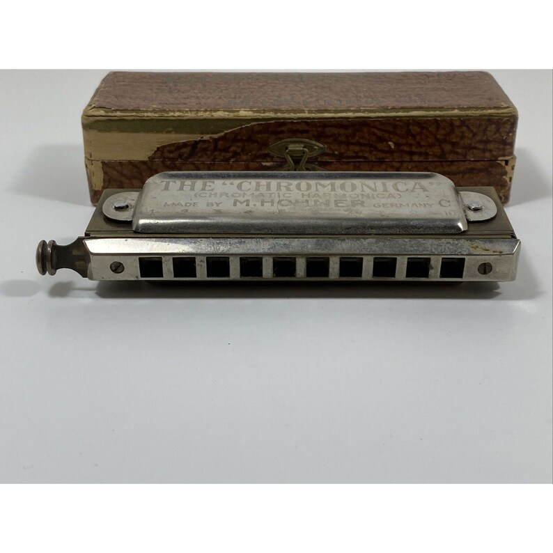 M. Hohner C Chromatic Harmonica Made In Germany Chromonica Etsy