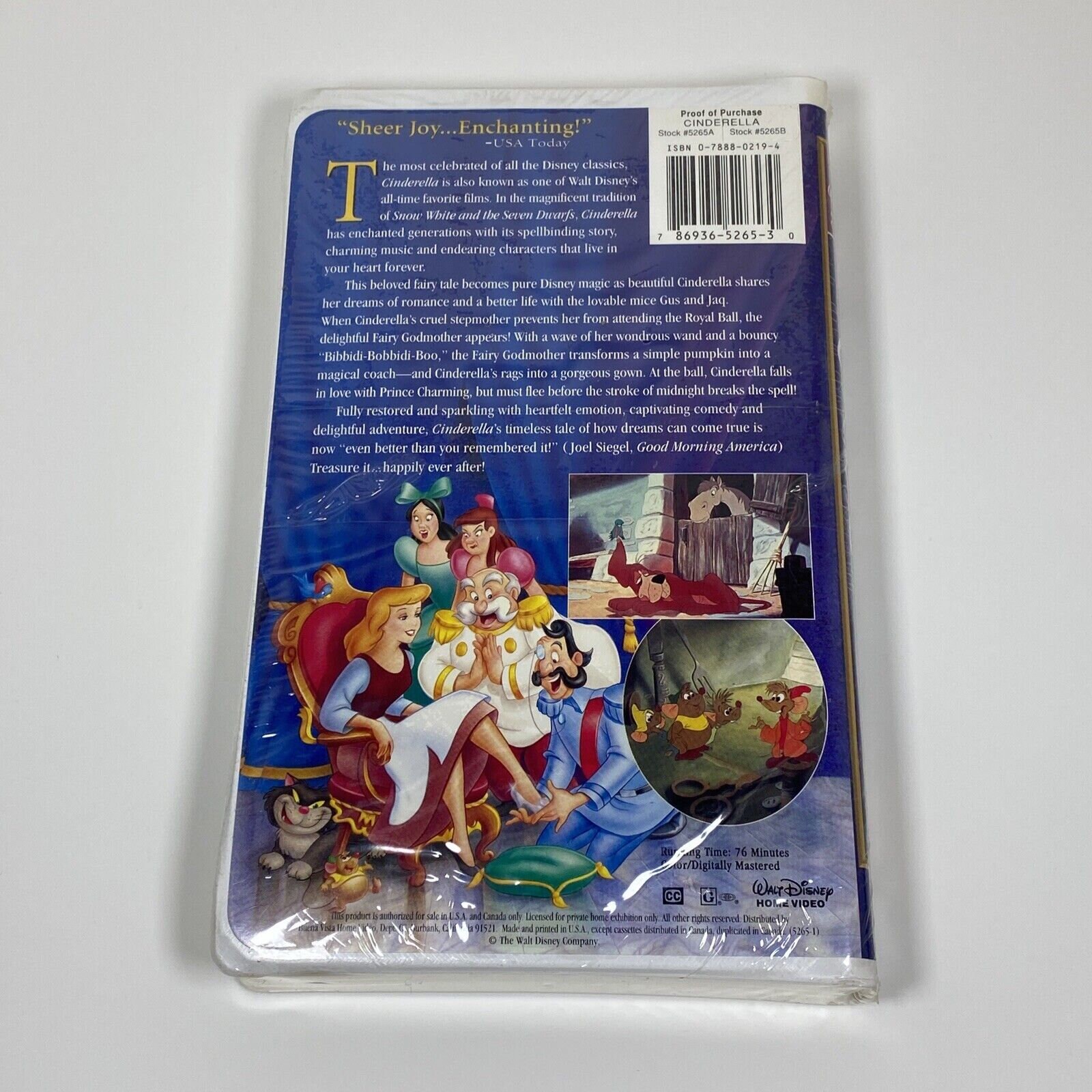 Walt Disney Princess Lot (Cinderella, Snow White, Sleeping Beauty) VHS