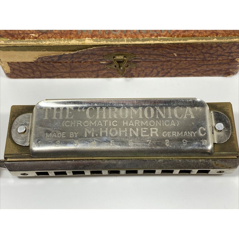 M. Hohner C Chromatic Harmonica Made In Germany Chromonica Etsy