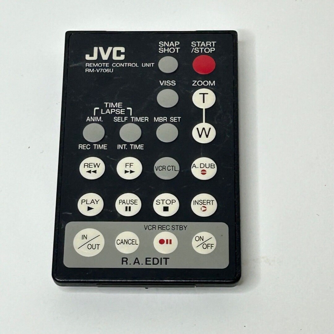 Jvc Rmv706u Camcorder Remote Control for Grax1010u Grax900 Etsy