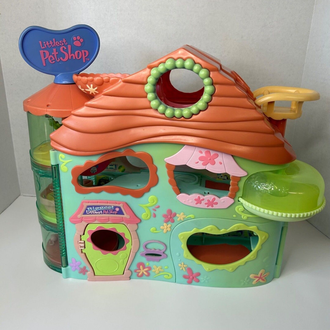 Littlest Pet Shop Biggest Playset House Foldable 2005 Hasbro Etsy