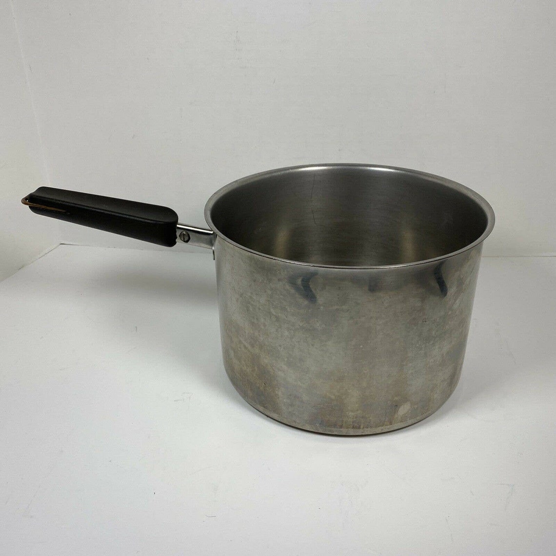 Revere Ware 4 Qt. Sauce Pan Pot Stainless Steel Clinton IL USA | Etsy