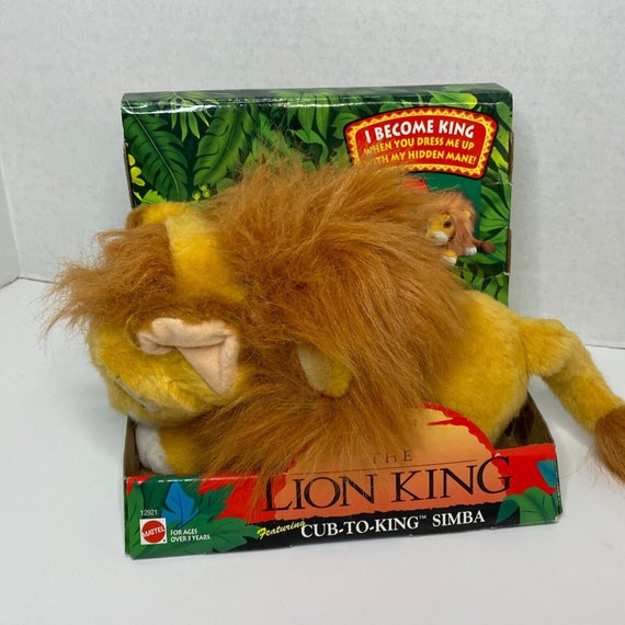 Cub to King Simba 1994 Lion King Mattel Plush Toy W/ Original - Etsy UK Cub to King Simba 1994 Lion King Mattel Plush Toy W/ Original - Etsy UK