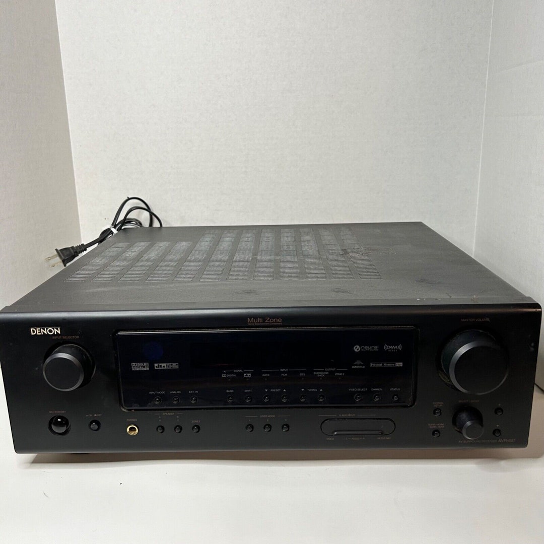 Denon Avr687 Home Theater Surround Sound Receiver 7.1 Ch Etsy
