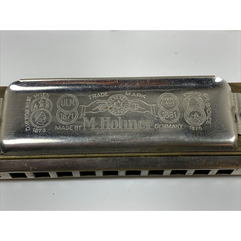 M. Hohner C Chromatic Harmonica Made In Germany Chromonica Etsy