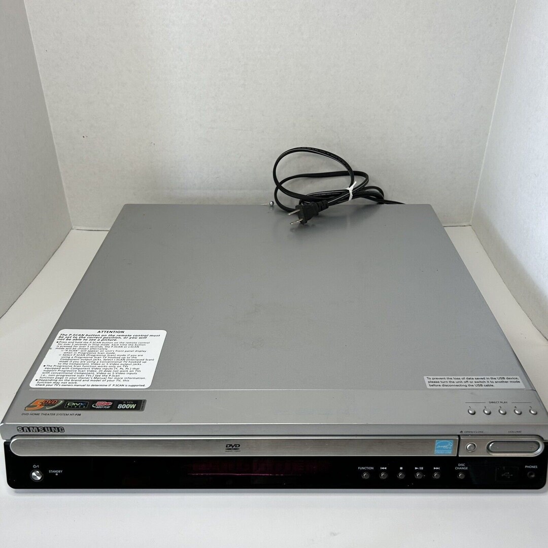 Samsung Htp38 5 Disc Dvd Changer 5.1 Channel Home Theater Etsy
