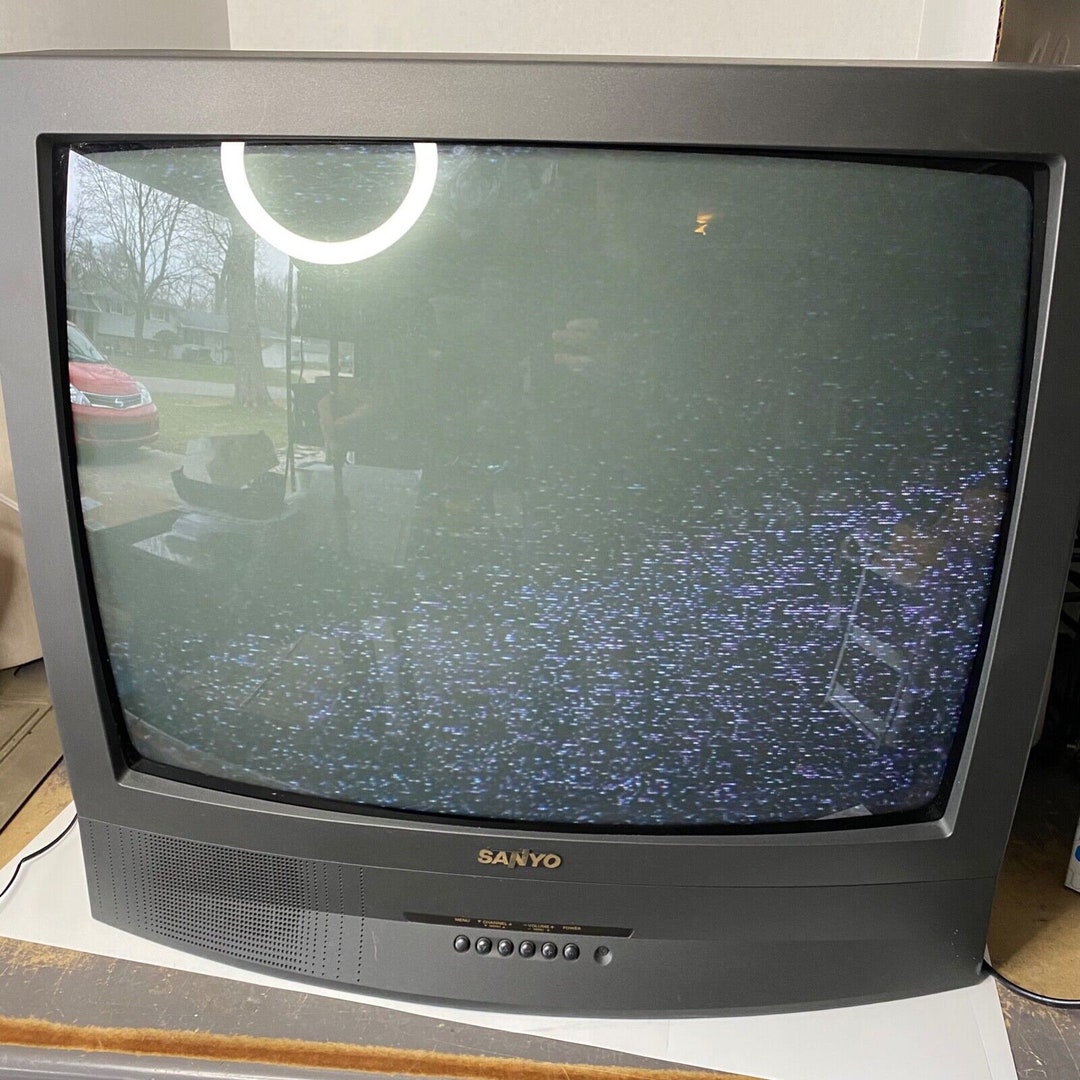 2002 Sanyo Ds2539025 Crt Color Television Retro Video Etsy