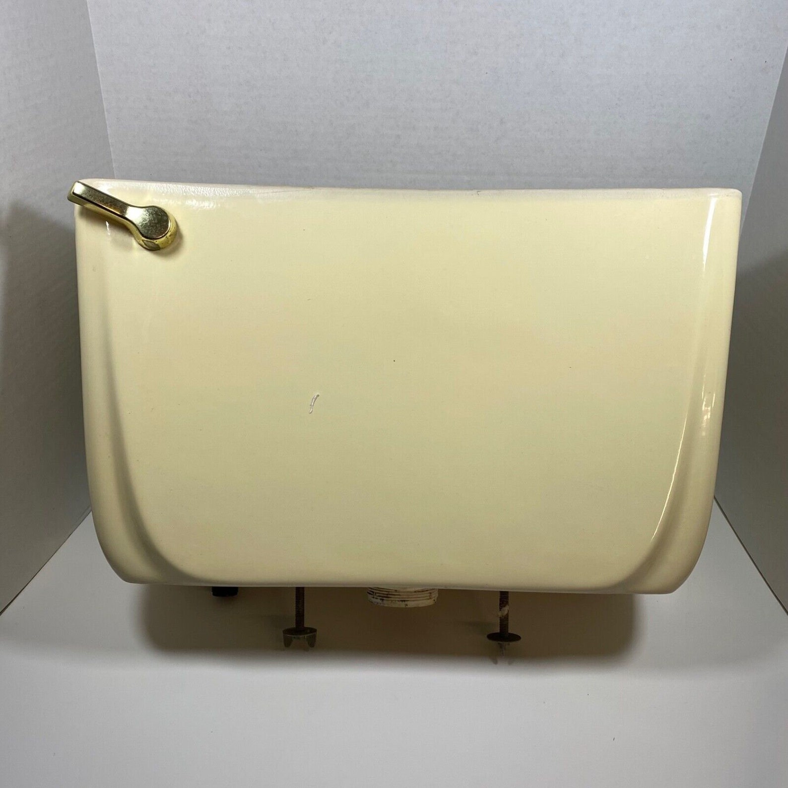 Vintage Gerber 1983 Light Yellow Toilet Tank No Lid Etsy
