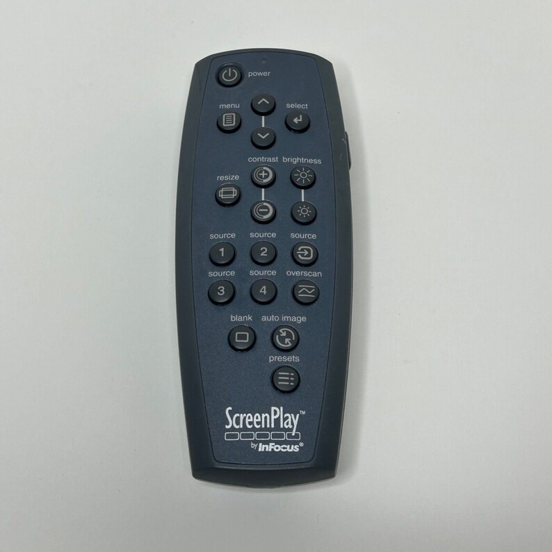 Remote Control Director for Infocus Screenplay 4805 Oem Tested Etsy