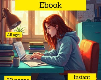 Bilingual Learning Ebook, Spanish & English Ebook, Picture Book for all ages, Daily phrases, for beginners,   instant Download,digital ebook