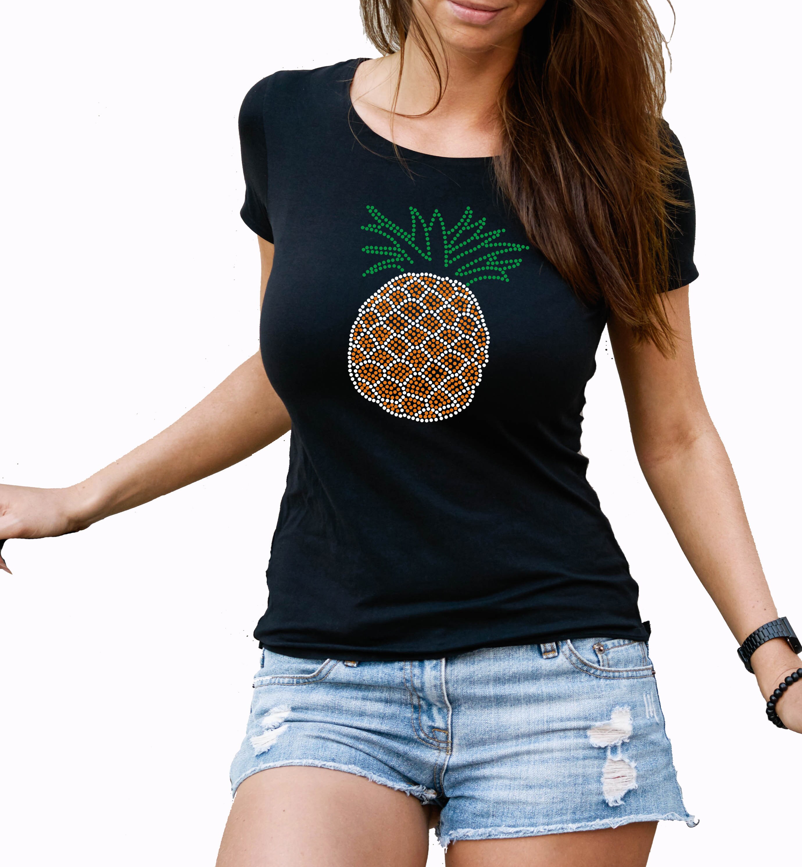Pineapple Shirt Shirts for Women Summer Shirt Cute Etsy
