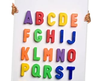Alphabet AbC Poster, ABC Alphabet Wall Hanging , Educational Chart Toddler, Preschoolers, Early Education, days of the week poster