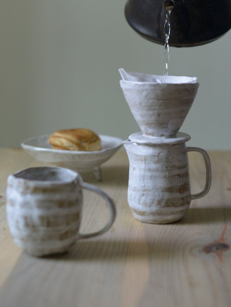 Newceramic Coffee Pour Over Set 300ml Coffee Makercoffee Etsy
