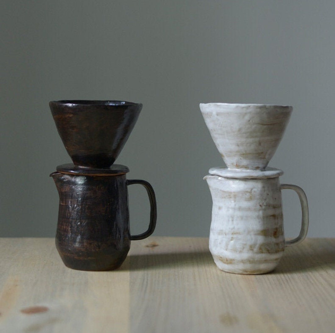 Newceramic Coffee Pour Over Set 300ml Coffee Maker,coffee Dripper,handmade Coffee Cup, Ceramic