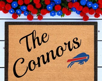 Buffalo Bills Doormat, NFL Doormat, BILLievers Doormat, Custom Buffalo Bills Doormat, Buffalo Bills Fan Gift, Buffalo Bills Welcome Mat