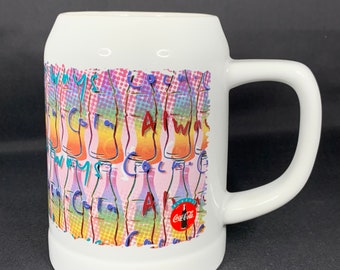 Vintage Always Coca Cola Ceramic Stein - Thailand