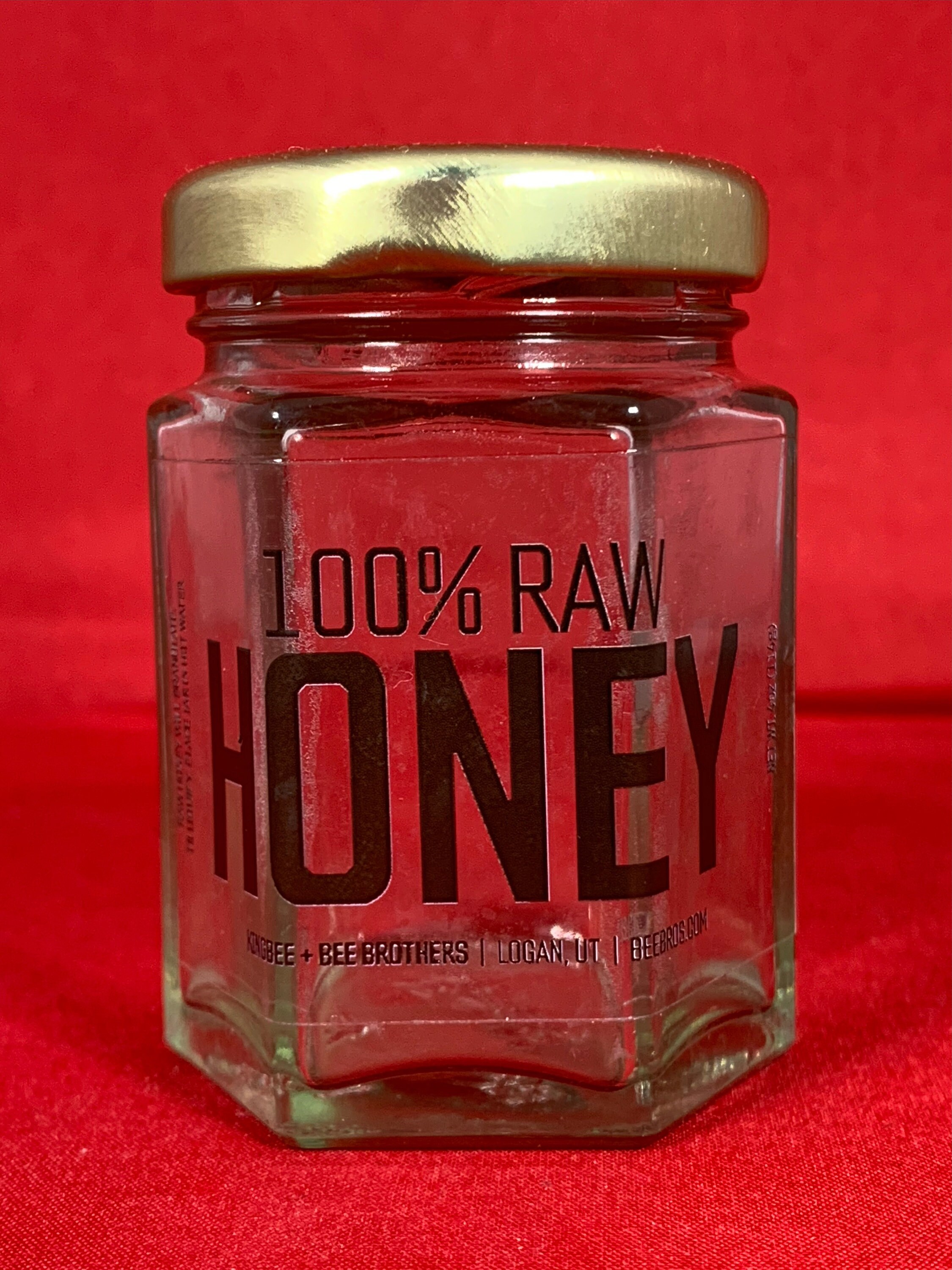 Ut Jar Empty Mini Glass Honey Jar: Kingbee Utah Jar - Etsy