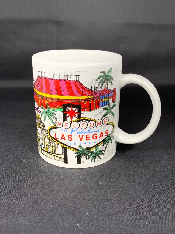 Las Vegas Landmarks Coffee Mug to Las Vegas Sign Etsy