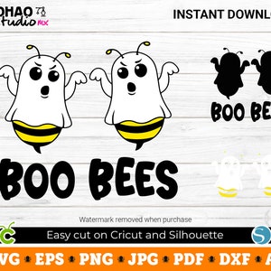 Boo Bee, Boo Bee Shirt, Boo Bee svg, Halloween SVG, Digital Download, Svg Files for Cricut, svg, png, Silhouette, Sublimation, DTF