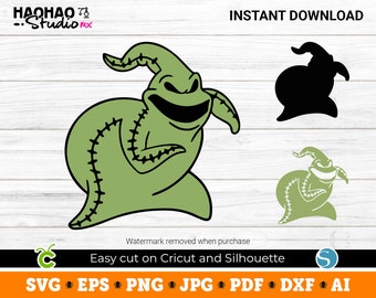 Oogie boogi svg, Jack Skellington, Halloween SVG, Digital Download, Svg Files for Cricut, svg, png, Silhouette, Sublimation, DTF